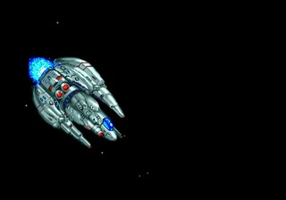 une photo d'Ã©cran de Hellfire sur Sega Megadrive